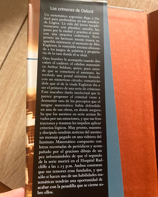 Los crímenes de Oxford