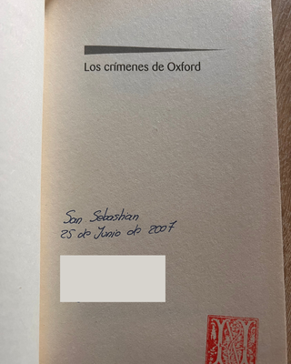 Los crímenes de Oxford