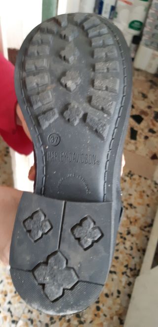 Stivali Harley-Davidson neri con bandiera USA