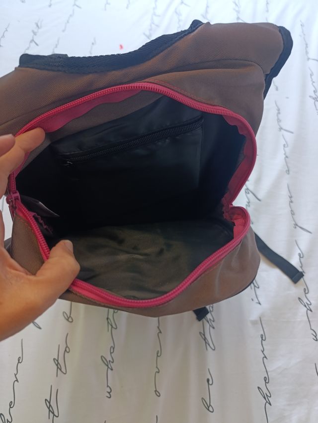 Mochila S2O rosa y marrón