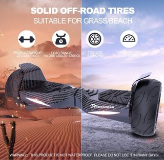 Hoverboard futurista sin abrir