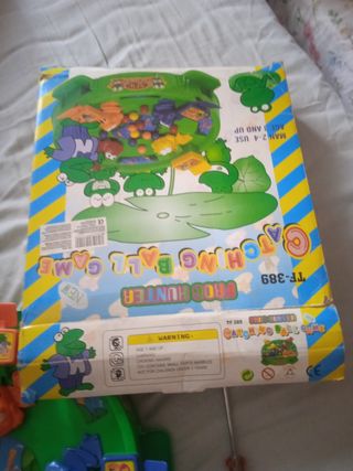 Juego tragabolas ranas