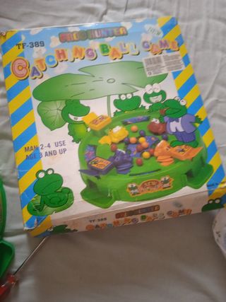 Juego tragabolas ranas