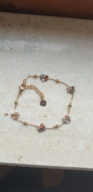 Bracciale donna "Habaha Paris" Oro Multicolore.