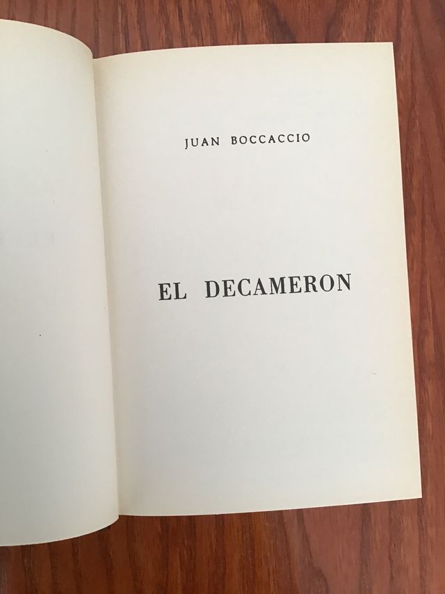 El Decameron (Spanish Edition)