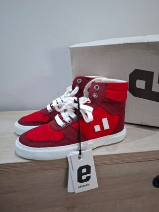 Zapatillas Ethletic veganas rojas