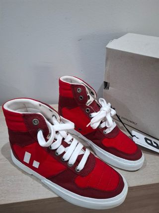 Zapatillas Ethletic veganas rojas