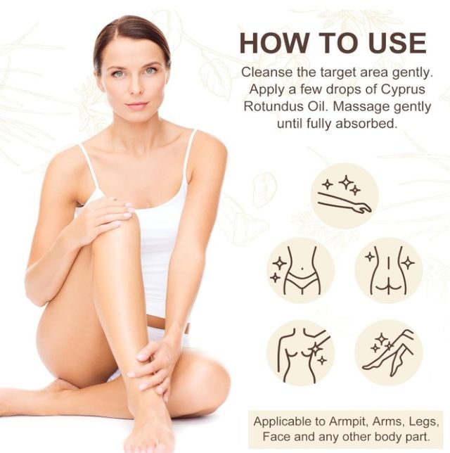 Aceite post depilación, inhibe crecimiento pelo