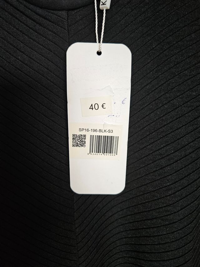 Vestido Kling Negro Talla M