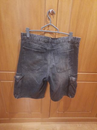 Bermuda denim baggy Bershka T.40