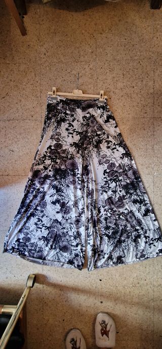 Falda pantalón elástica floral