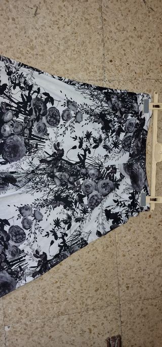 Falda pantalón elástica floral