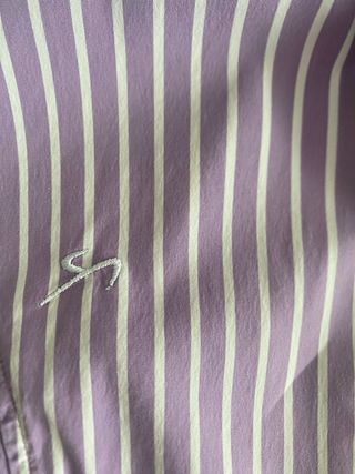 Camicia Carlo Chionni a righe viola taglia 44 ita