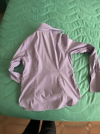 Camicia Carlo Chionni a righe viola taglia 44 ita