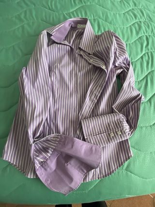 Camicia Carlo Chionni a righe viola taglia 44 ita