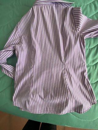 Camicia Carlo Chionni a righe viola taglia 44 ita