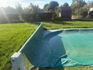 Cobertor de piscina verde