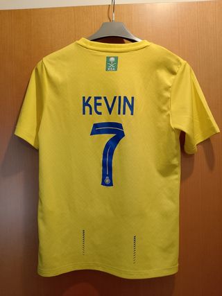 Maglietta calcio gialla