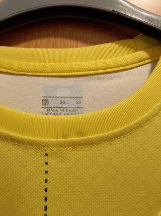 Maglietta calcio gialla