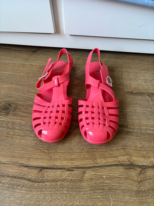 Cangrejeras rosas talla 37