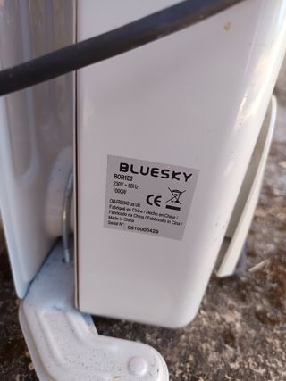 Calefactor eléctrico Bluesky