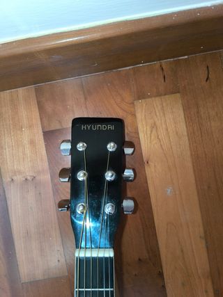 Guitarra Acústica Hyundai Negra