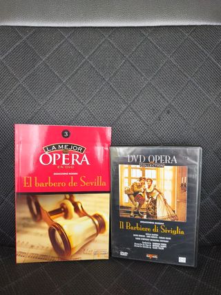 Libro y DVD El barbero de Sevilla Ópera