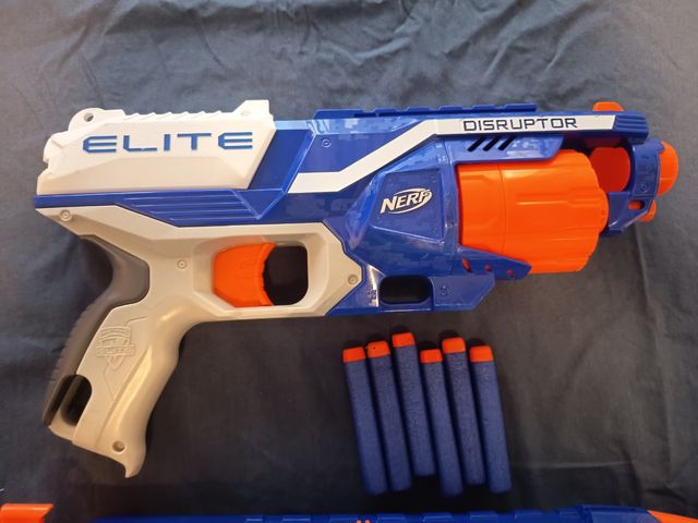 Nerf Roughcut 2x4 e Disruptor con proiettili o separati