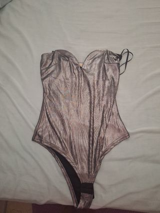 Body plateado S/M