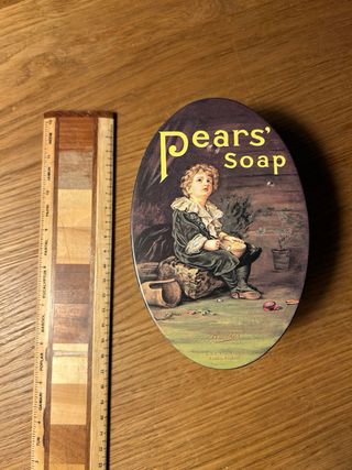 2 Latas Vintage Jabón Inglés Pears y Mrs. Beeton