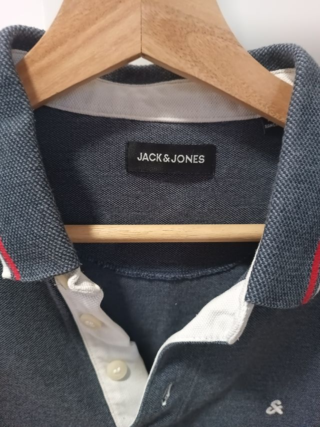 Polo Jack & Jones azul. Usado.Buen estado