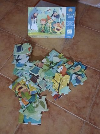 Puzzle Gigante Djeco 1.20 m . 36 Piezas