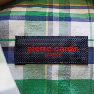 Camisa Pierre Cardin Cuadros Azul y Verde