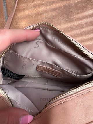 Bolso bandolera Tous Beige