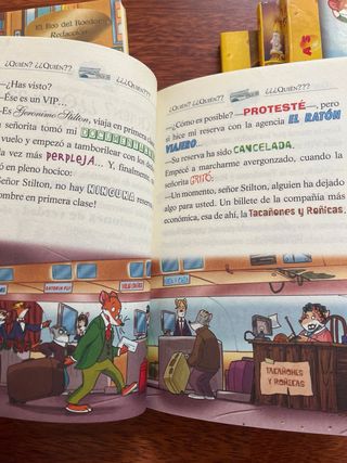Colección libros bolsillo Geronimo Stilton 