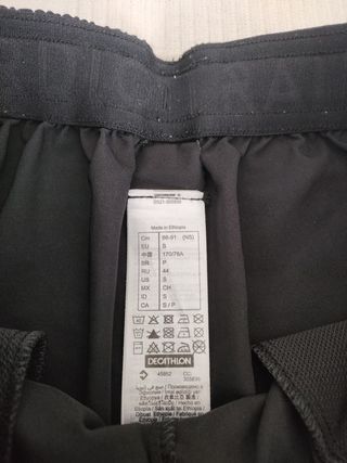 Pantalón corto deportivo DOMYOS negro niño