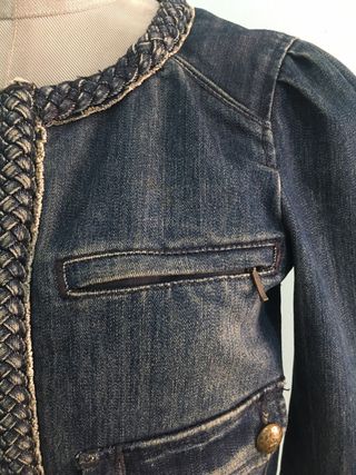 Cazadora tejana Mango Talla S