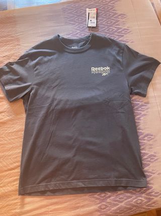 Camiseta Reebok Azul Marino Hombre