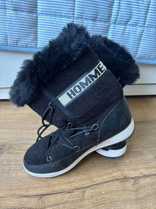 Botas de invierno negras talla 37