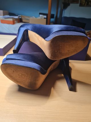 Tacones Stuart Weitzman Azul