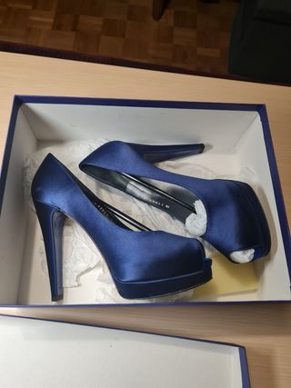 Tacones Stuart Weitzman Azul