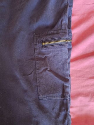 Pantalón ancho azul marino
