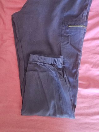 Pantalón ancho azul marino