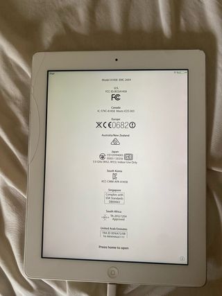 iPad 4ta Gen Blanco - Pantalla Rota