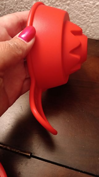 2 Stampini Tupperware Rossi per Impiattare