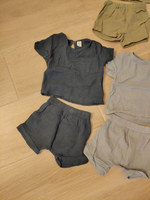 Conjunto 2 Camisas y 2 Pantalones Bebé