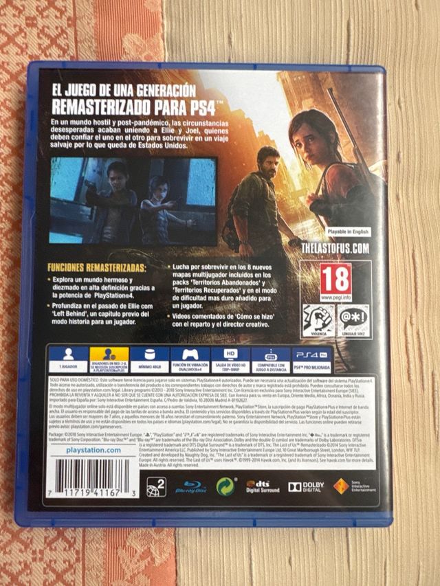 The Last of Us Remasterizado PS4