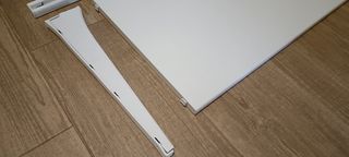 Balda, 4 soportes y riel ALGOT IKEA
