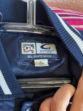 Chaqueta Yankees Baseball Azul y Blanca