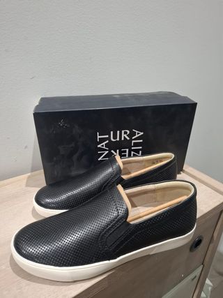 Mocasines Naturalizer Negro Talla 38.5.